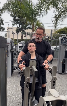 Arnold Schwarzenegger &#038; Kyle Landi